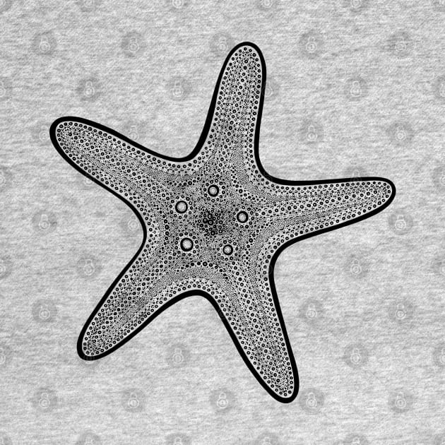 Starfish or Sea Star - detailed sea animal design by Green Paladin